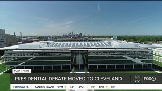 Presidential debate moved to Cleveland