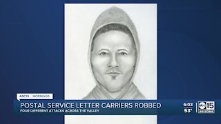 Suspects sought in string of Valley mail carrier robberies