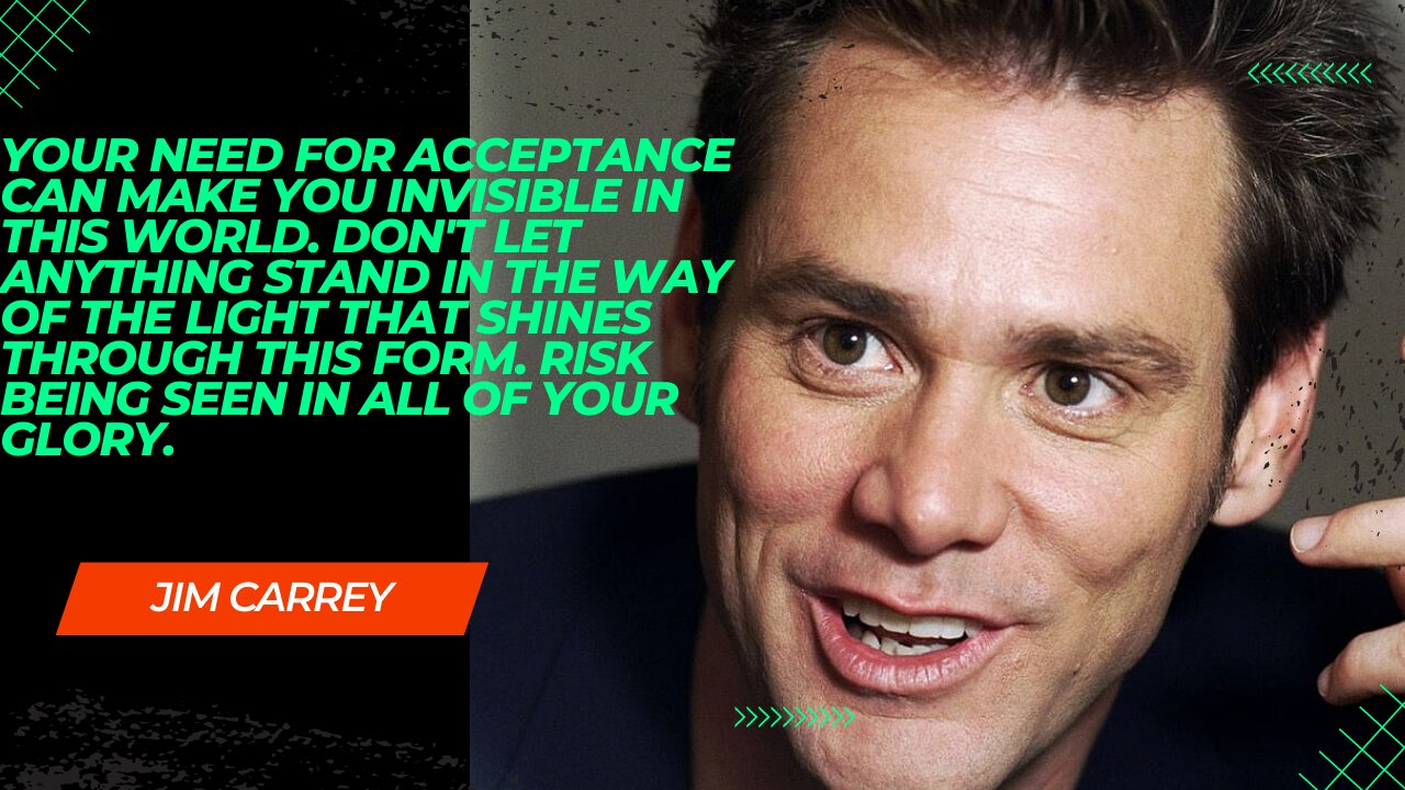 Jim Carrey's Powerful Motivational Speech Embracing Your Authenticity