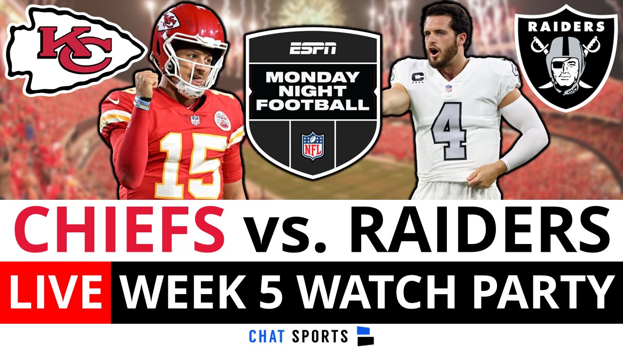 LIVE: Kansas City Chiefs vs. Las Vegas Raiders Watch Party