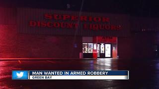 Green Bay searching for robbery suspect