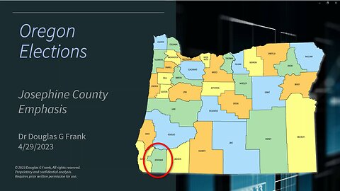 Oregon General Elections, Emphasis on Josephine County