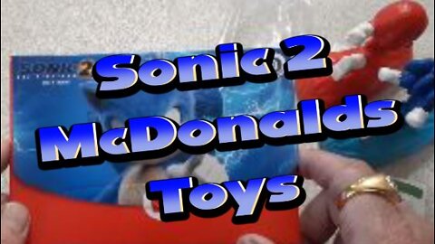 Sonic 2 McDonalds Toys