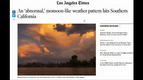 Lying Meteorologists Can't Say the "R" Word!