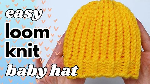 Knitting Machine Beanie Pattern (Easy!) 