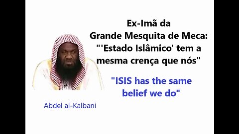 Clérigo Saudita: "nós e ISIS compartilhamos da mesma ideologia"