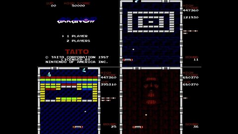 Nintendo Entertainment System (NES) :: Arkanoid :: Walkthrough (No Continue) + Credits