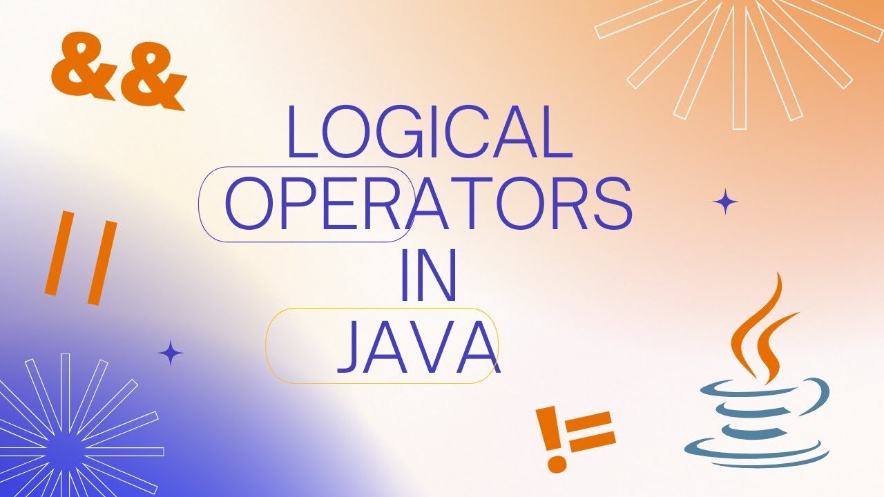 Logical Operators In Java 8875