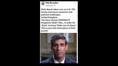 Rishi Sunak | Who Is Rishi Sunak? Why Is the New U.K. Prime Minister Pushing Programmable Central Bank Digital Currencies, Digital IDS and Infosys Technology Endorsed by the World Economic Forum?