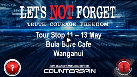Let's Not Forget Tour Stop 11 - Bula Bure Cafe / Wanganui - 13 May 2022
