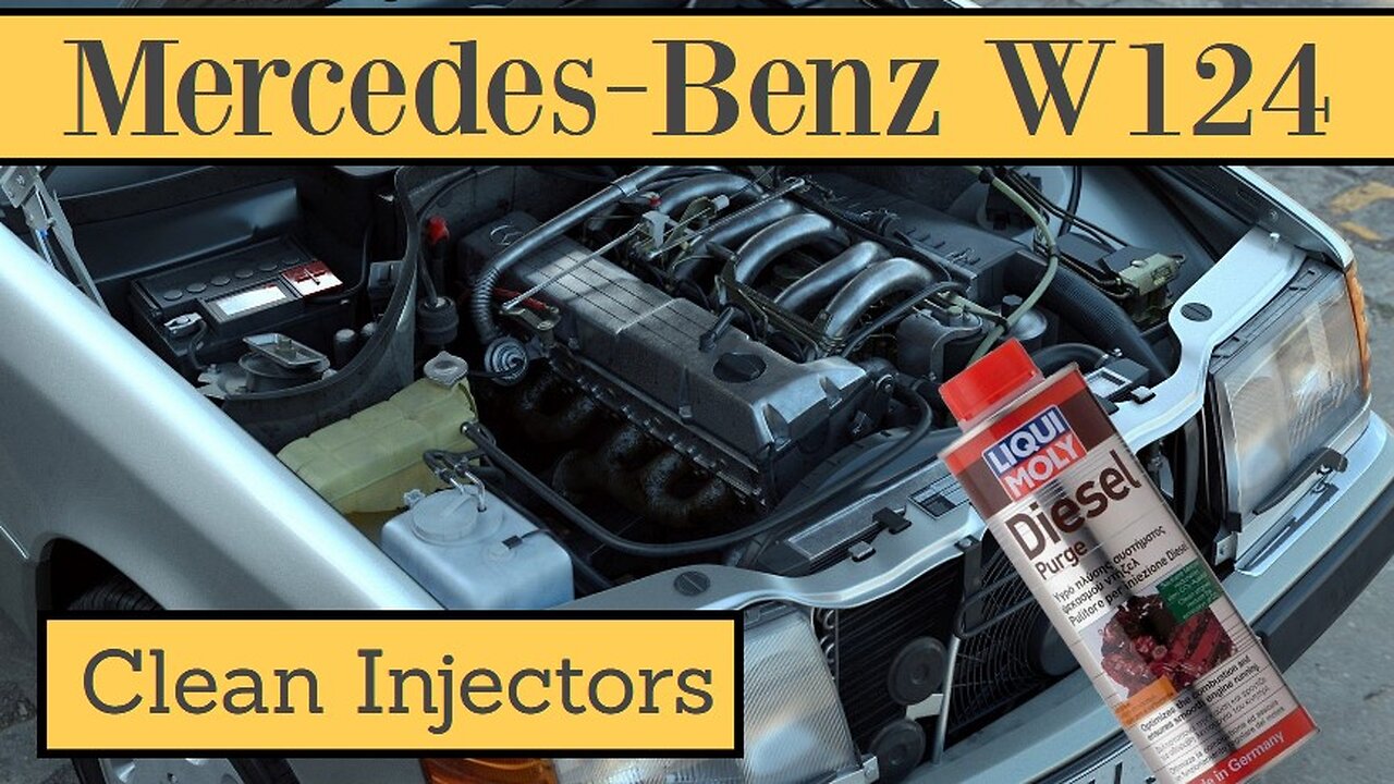 Mercedes Benz W124 How to clean the injectors with Diesel Purge DIY