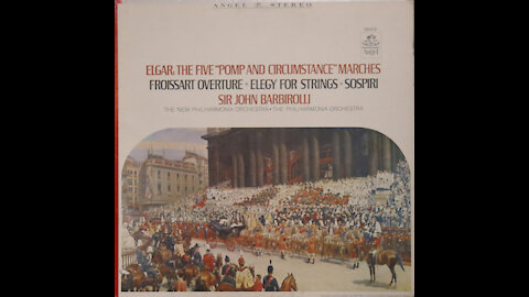 Elgar-Pomp And Circumstance Marches -Sir John Barbirolli (1966) [Complete LP]