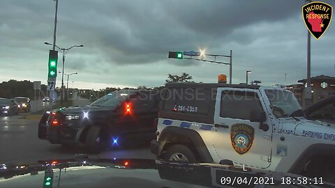 Dash Cam: Police Pursuit of Stolen Milwaukee Parking Enforcement Vehicle