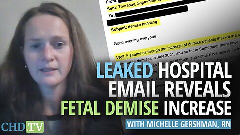 Nurse Michelle Blows the Whistle on Increase in Fetal Demise