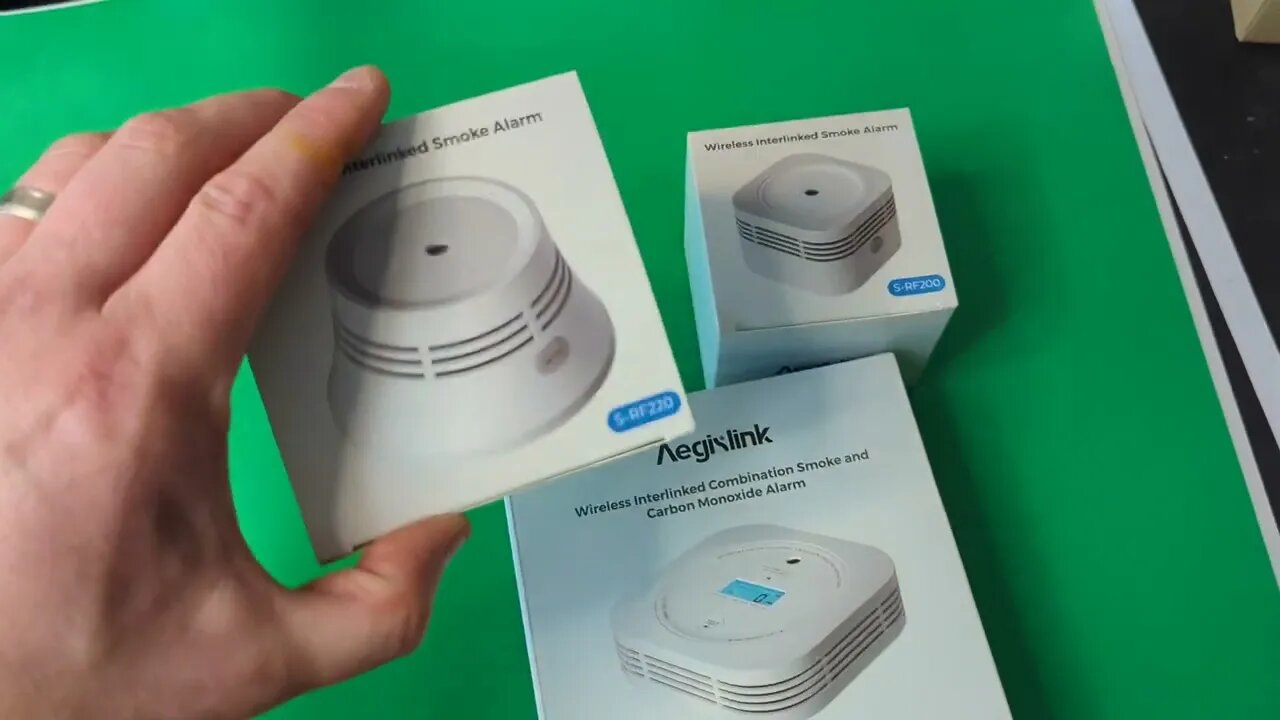 Aegislink Wireless Interconnected Smoke Detector Battery Powered Smoke Alarm With Transmission 5246