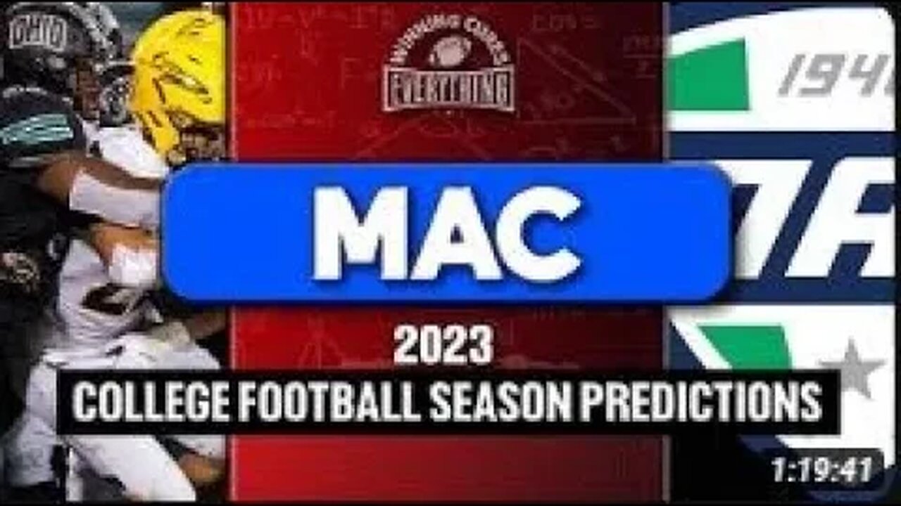 2023 MAC College Football InDepth Team Predictions, Win Totals, and