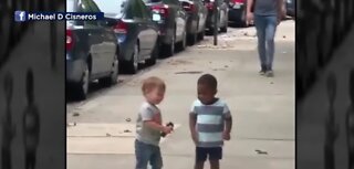 Video of boys hugging goes viral