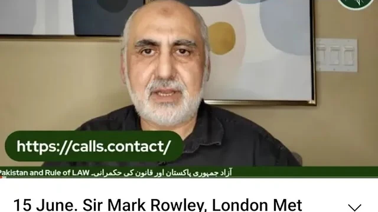 15 June. Sir Mark Rowley, London Met Police Commissioner. Kindly pursue ...