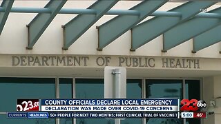 County officials declare a local emergency over COVID-19 concerns