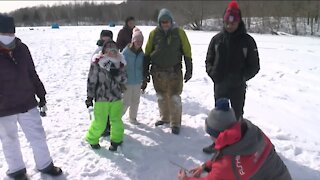 Local kids taught valuable life lessons through ice fishing