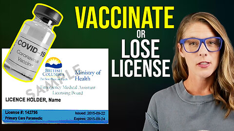 Get Covid vaccine or lose medical license in British Columbia || Clyde Do Something