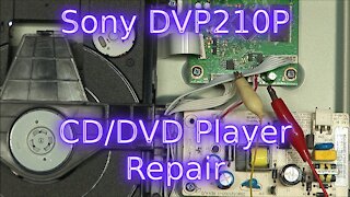 014 - Sony DVP-SR210P CD/DVD player - No Power Repair