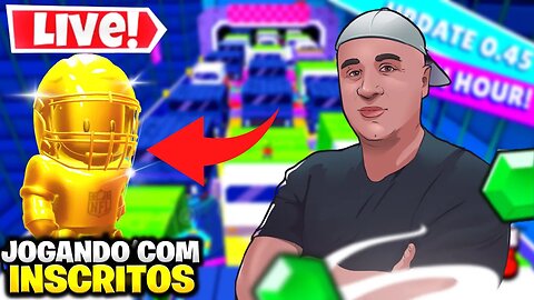 👑Stumble Guys Ao Vivo l Live ON l Jogando com INSCRITOS 🔥[VEM JOGAR]🔥