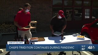 Chiefs tradition continues during pandemic