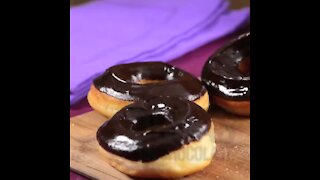 Donuts covered with Chocolate