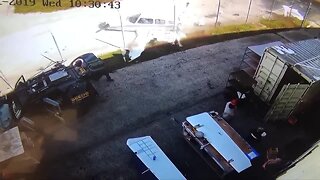 Surveillance video shows plane crash at Boca Raton Airport