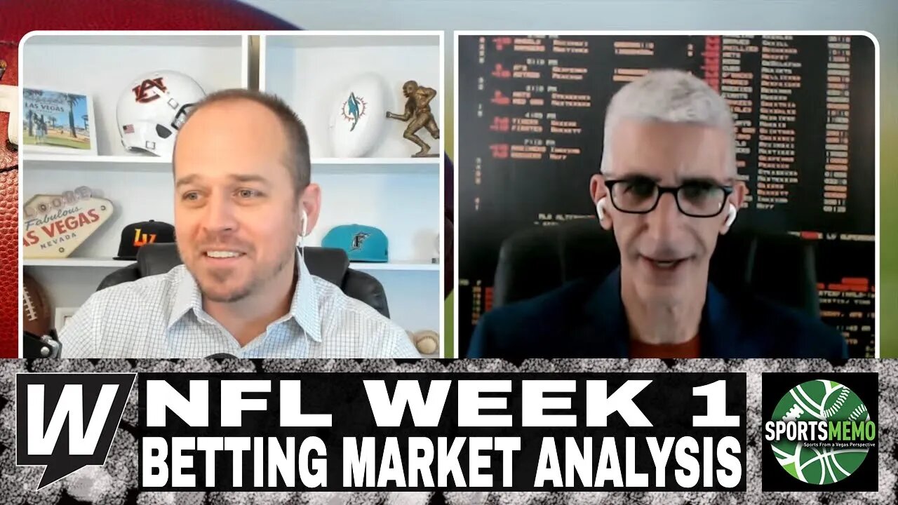 The Opening Line Report, NFL Week 1 Betting Market Analysis