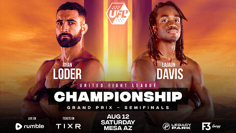 Ryan Loder vs Lajuan Davis | Bout 9 | UFL 3