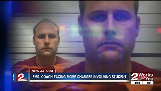 Former Mounds coach facing more charges involving students
