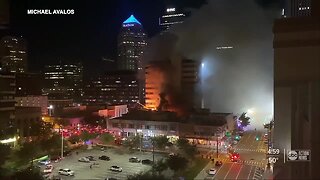 Cleanup begins after downtown Tampa restaurant severely damaged by large fire
