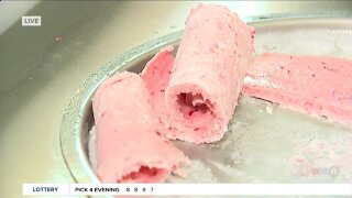 Food Truck Friday: The Grilling Shack strawberry rolled ice cream