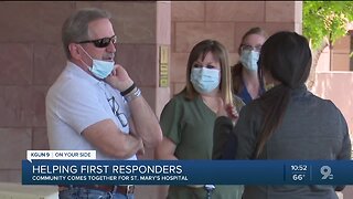 Siblings rally community to support first responders