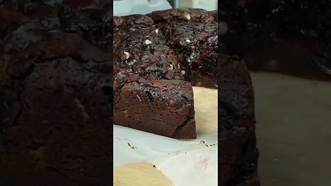 FUDGY Brownies from a cake mix 🤤😋