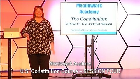 U.S. Constitution class #4 -- Article 3: The Judicial Branch, PLUS the Articles of Confederation
