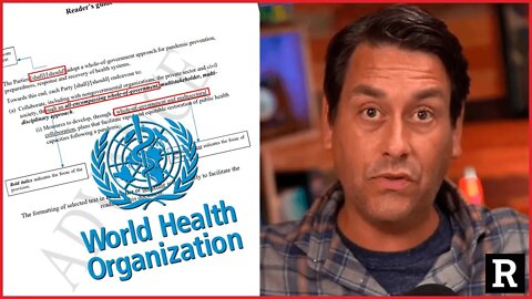 The World Health Organization's pandemic treaty will control us all | Redacted with Clayton Morris