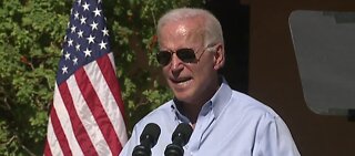 Joe Biden campaigns in Las Vegas