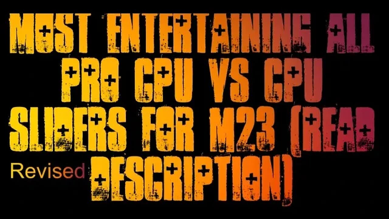 Madden NFL 23 Most Entertaining All Pro CPU VS CPU Sliders For M23 (Read  Description) (Revised)