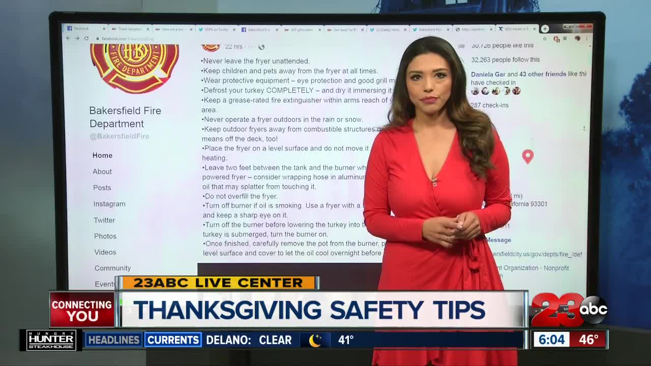 Thanksgiving Safety Tips from the Bakersfield Fire Department