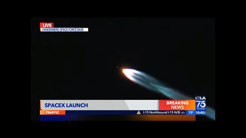 We saw the SpaceX “Rocket Launch!”
