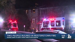 Overnight apartment fire leaves two hospitalized, six families without a home in Reisterstown