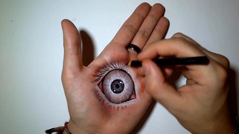 This 'Eye in Hand' illusion will creep you out!