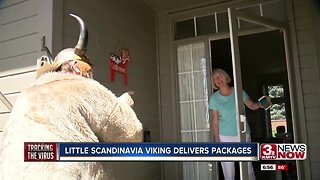 Viking delivers orders from Little Scandinavia in metro