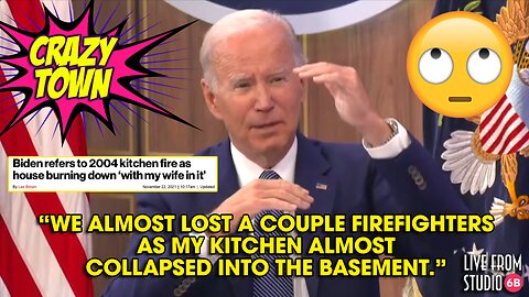 Joe Biden Blows Kitchen Fire Out of Proportion (Crazy Town)