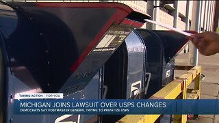 Michigan joins lawsuit over USPS changes