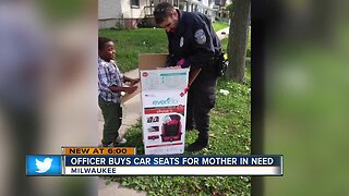 Milwaukee Police Department officer buys car seats instead of giving ticket