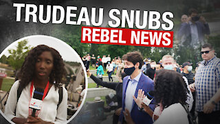 Trudeau ignores reporter's question on the burning and vandalizing of over 20 churches in 3 weeks